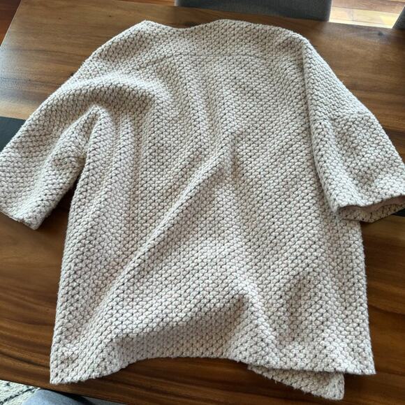 Helene Berman London Pink Black Tweed Coat Academia Classic Mad Men MCM Oversize - Picture 11 of 11